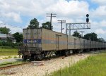 AMTZ 410118 is the last of a string of RoadRailers on train P092-25
